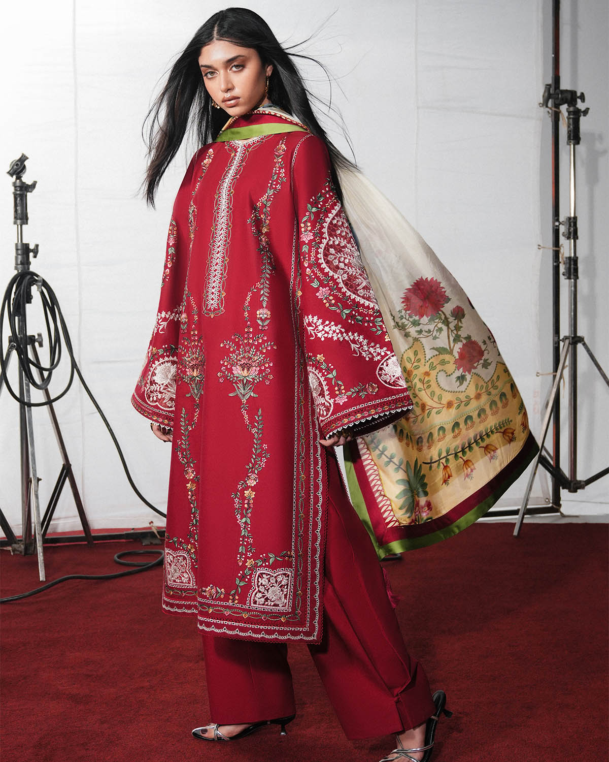 Hussain Rehar Jugnu S/S Lawn-Diryaz